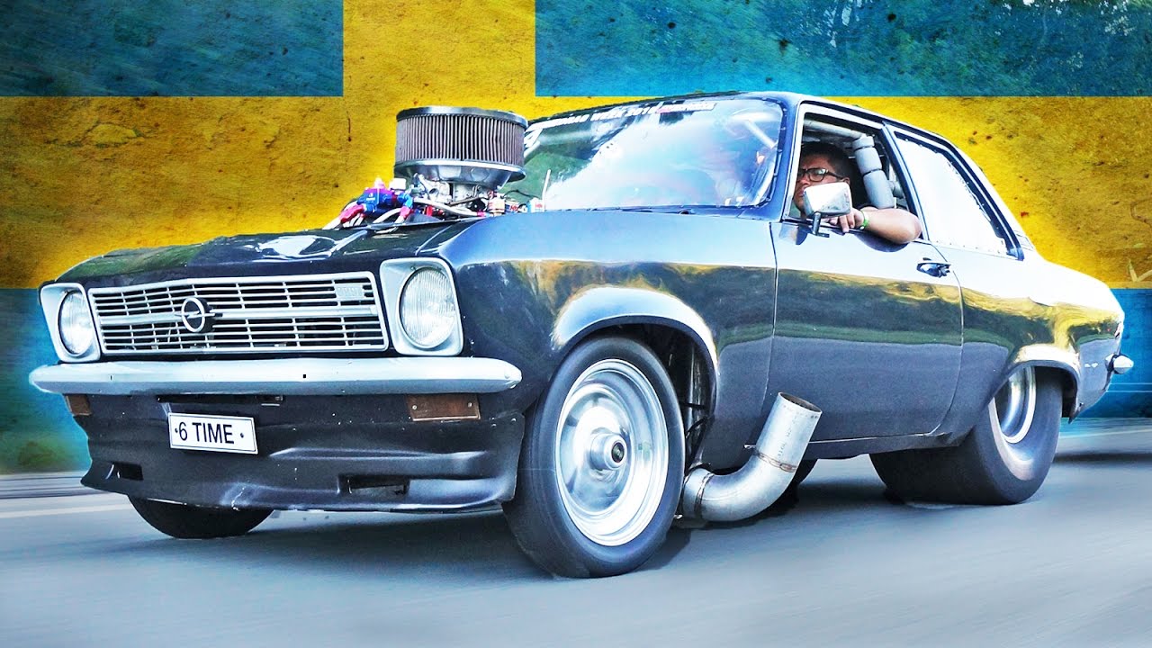 Swedish ULTIMATE Street Car! - NITROUS Opel ASCONA!