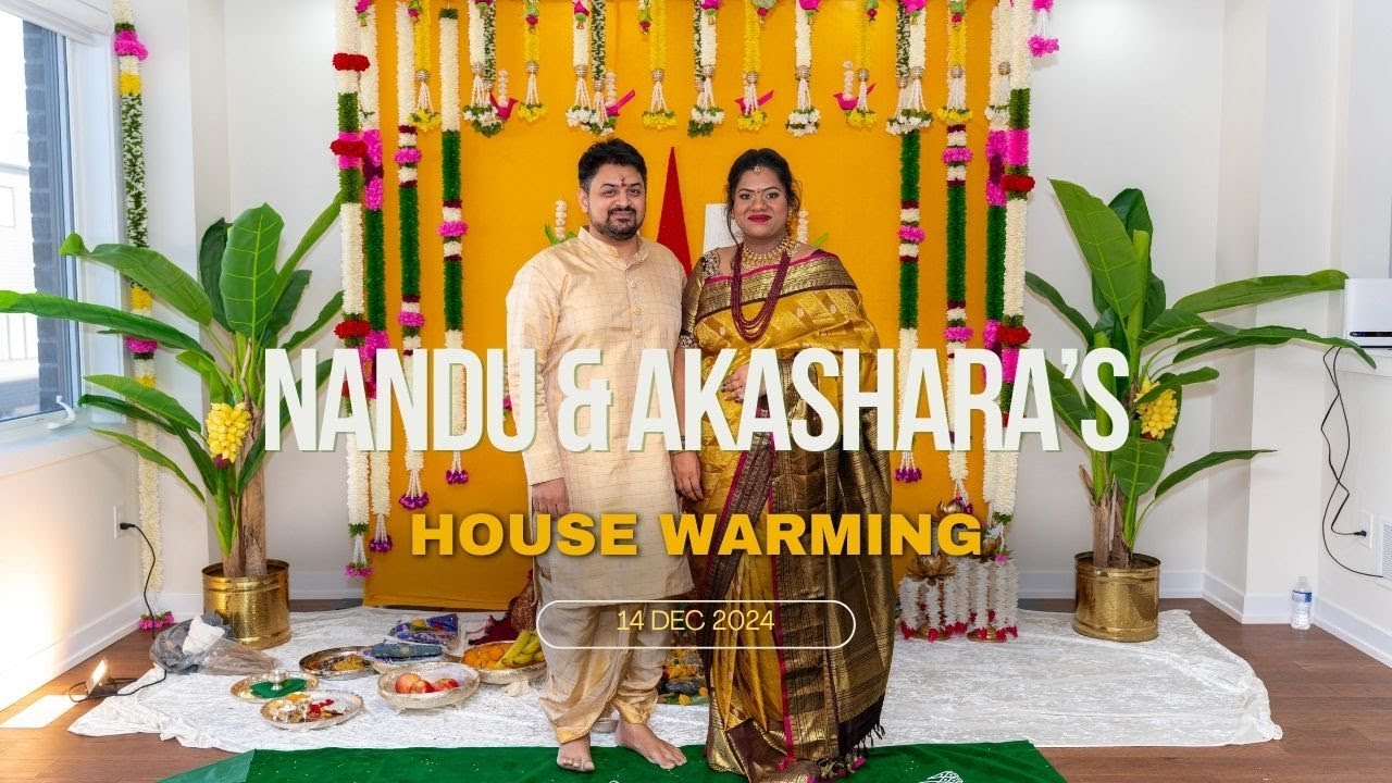 Nandu & Akshara's Grand Housewarming Ceremony (Telugu) || Caledonia || Ontario || Canada