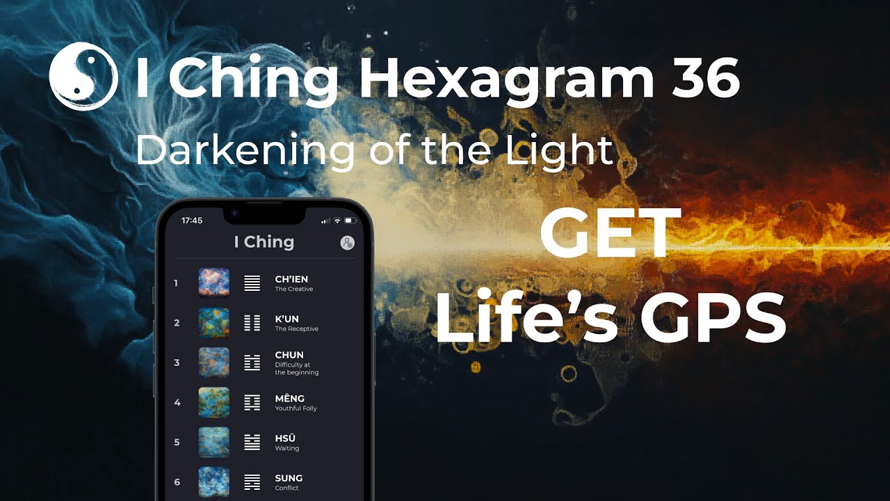I Ching Hexagram 36 - Darkening of the Light #iching #tao #taoistwisdom