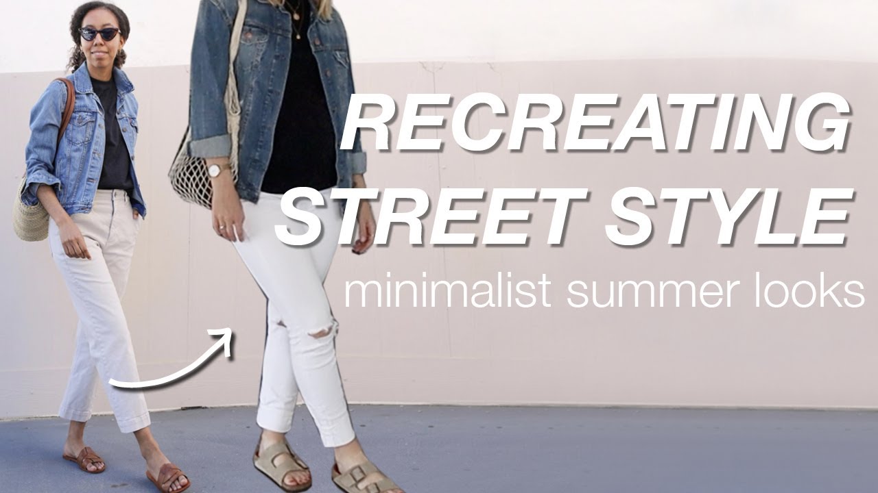 10 minimalist street style looks to recreate this summer | Slow fashion