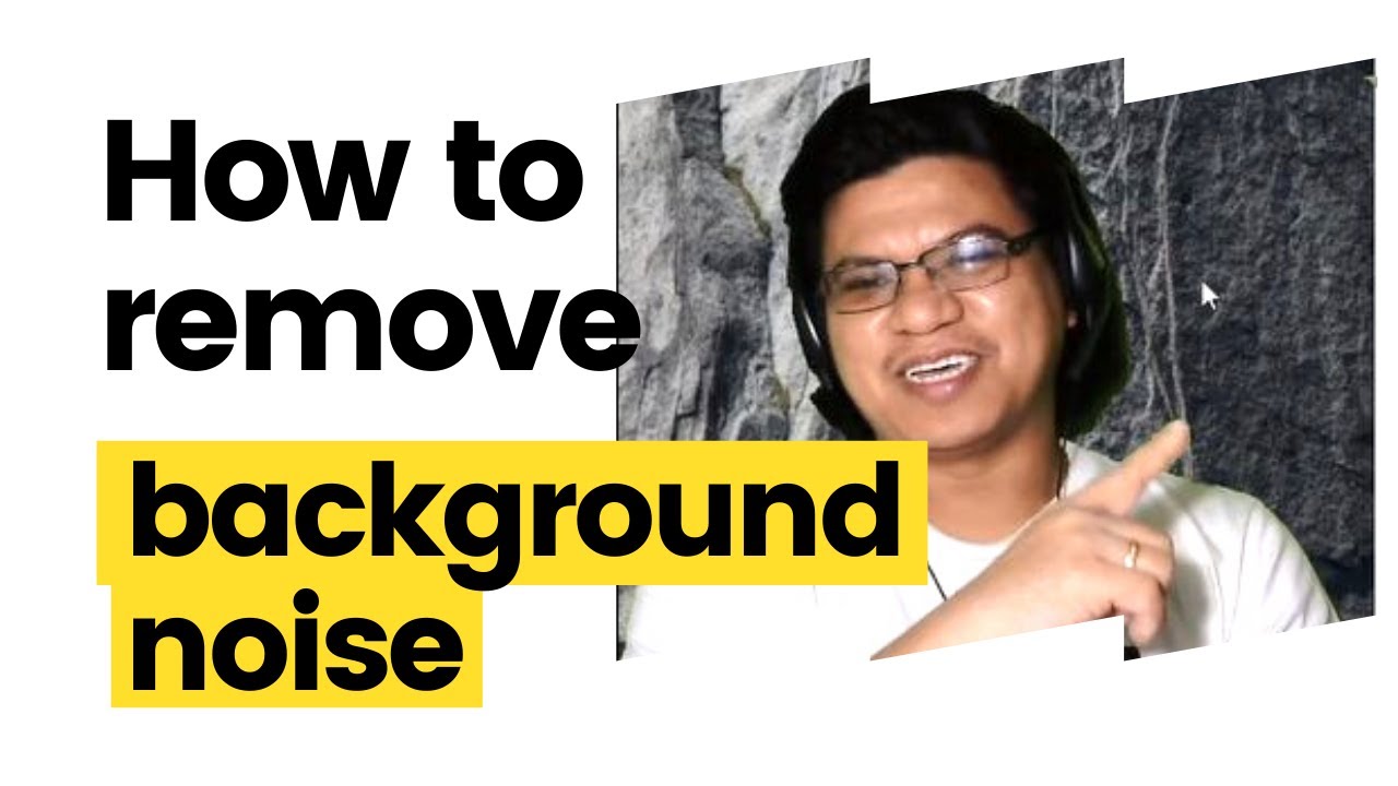 How to Remove Background Noise? | Noise Cancelling app for PC | Harold Aguila