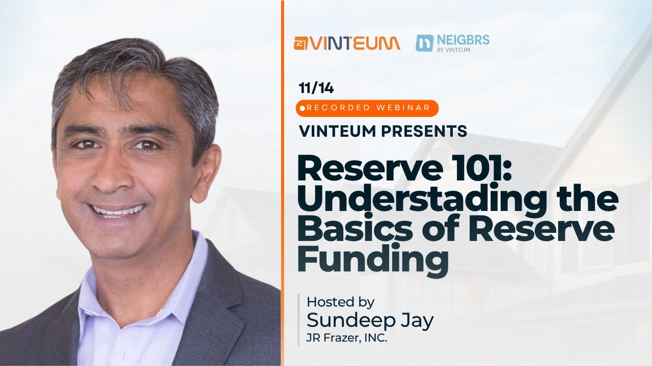 Webinar Reserve 101: Understanding The Basic Of Reserve Funding - 11/14/25