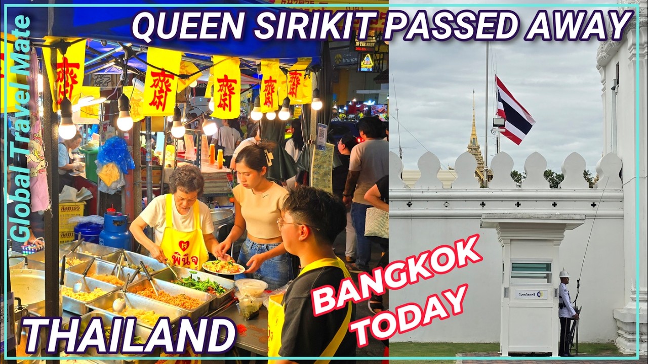 Thailand Queen Mother passed away - How is Bangkok Now? 🇹🇭 Thailand