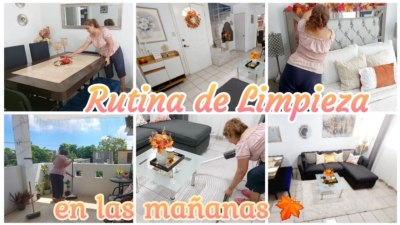 Limpieza rápida por toda mi casa en otoño🤎🍁🍁 motívate conmigo #hogaresqueinspiran