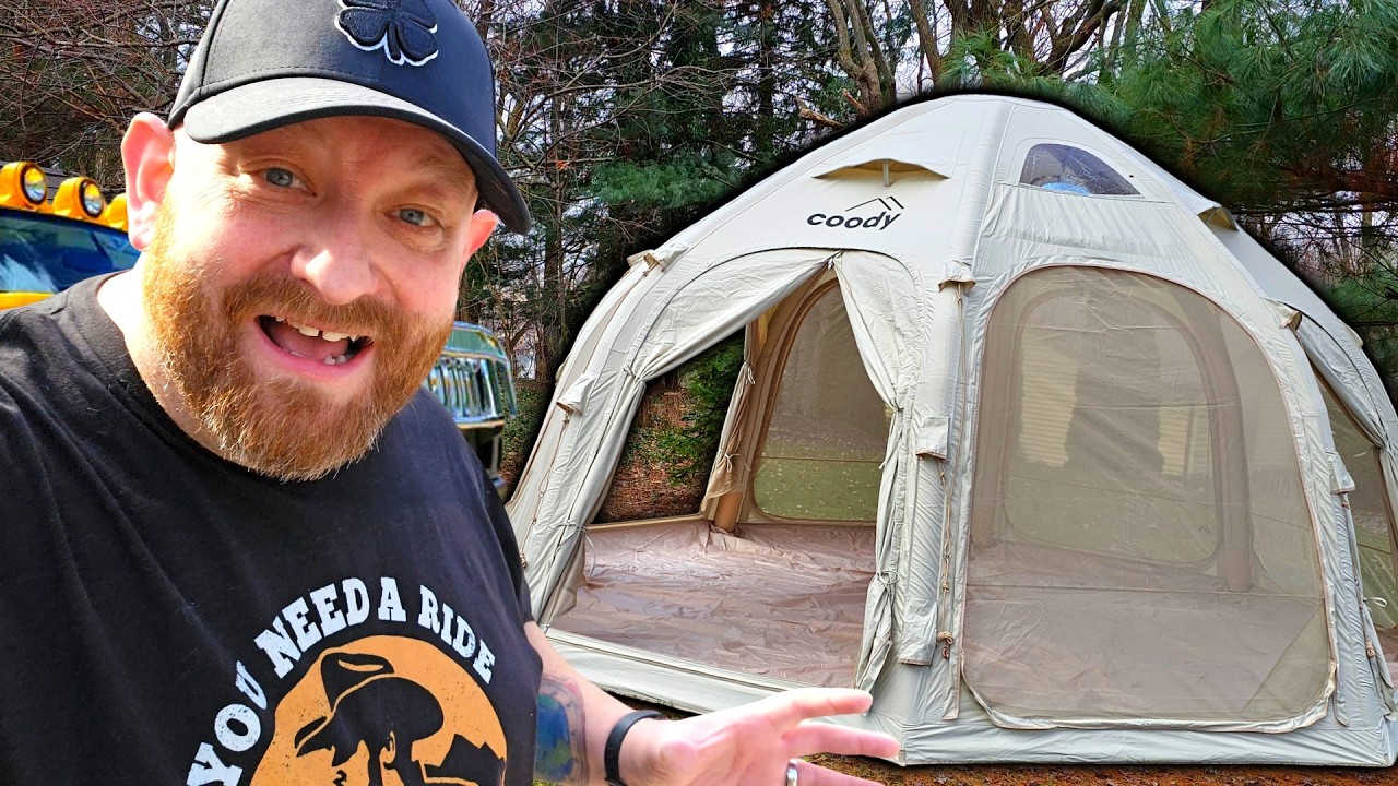 5 STAR COODY OCTOPUS LUXURY INFLATABLE TENT YURT RBM OUTDOORS Unboxing Camping Glamping Review