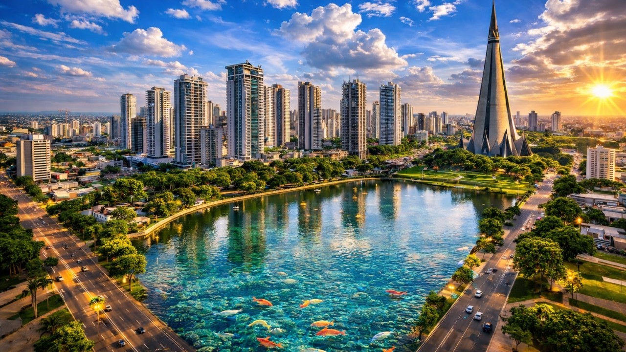 MARINGÁ A CIDADE MAIS VERDE E LINDA DO BRASIL