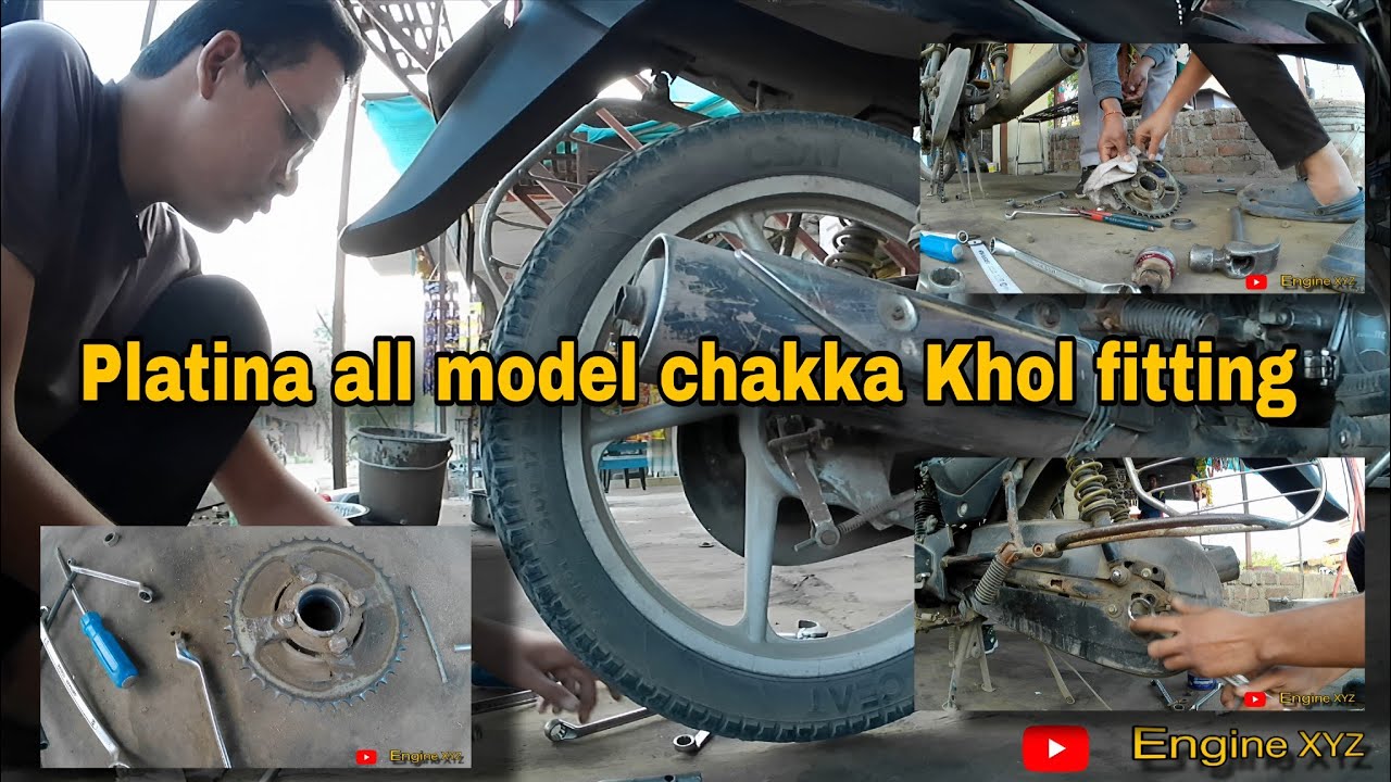 Platina all model chakka Khol fitting 🏍️ #platina #bajaj #enginexyz 