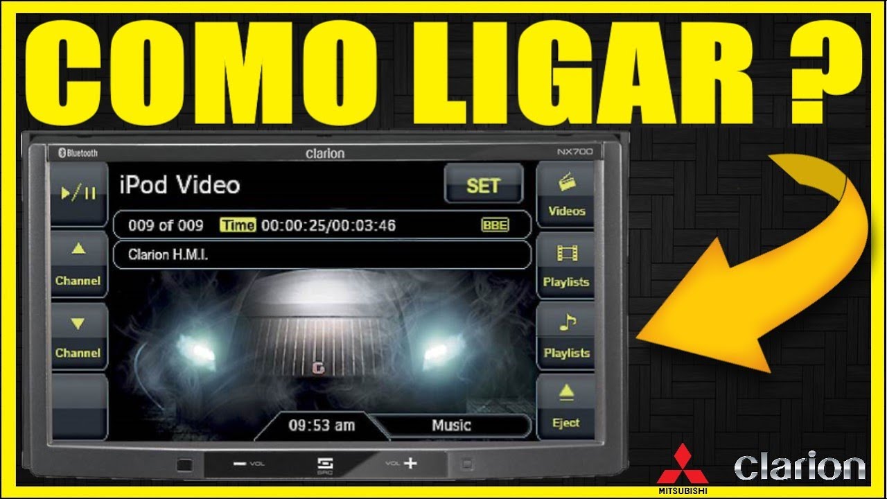 Como INSTALAR central Multimídia NX700B CLARION #ALANROD