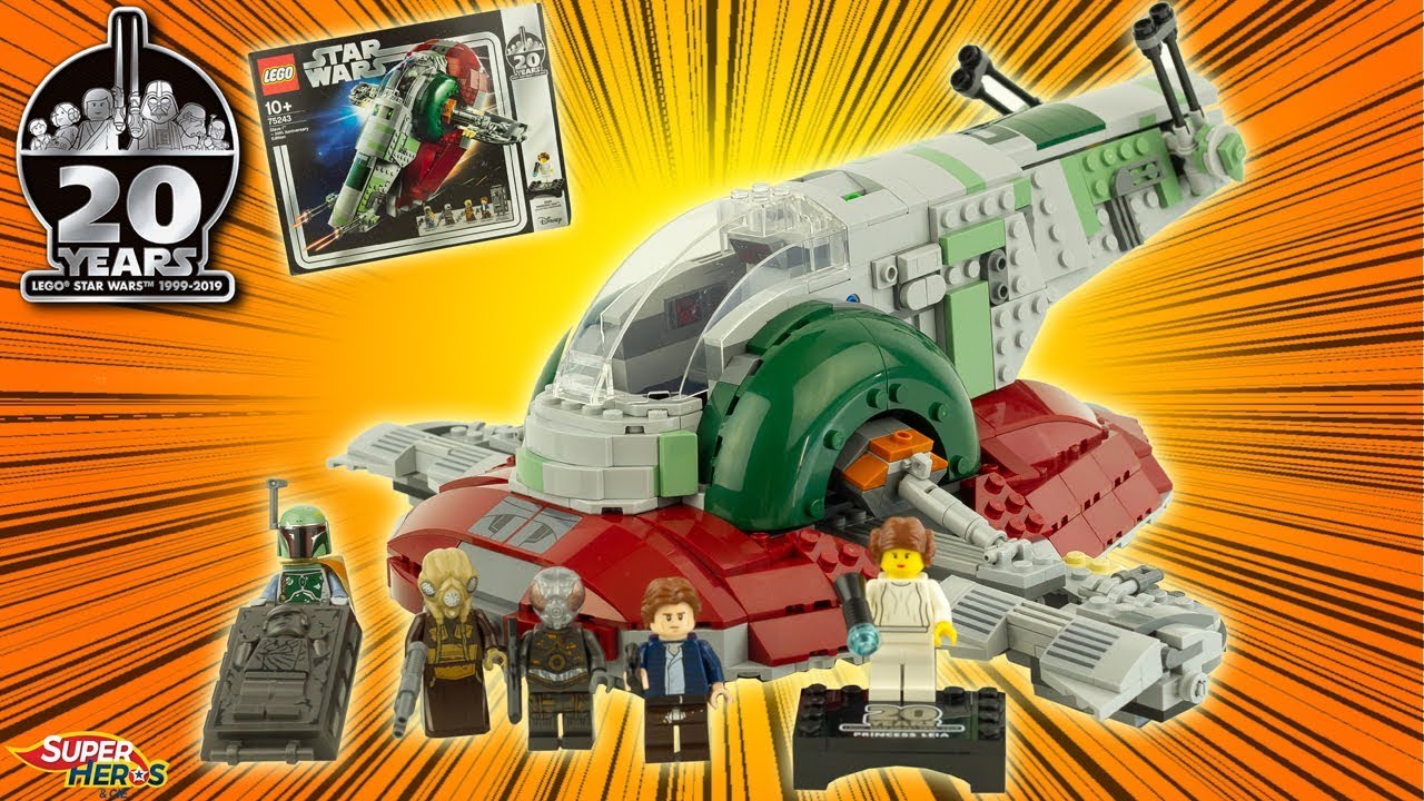 Boba Fett Slave 1 LEGO Star Wars 20 ans Série Spéciale Mandalorian Unboxing Review