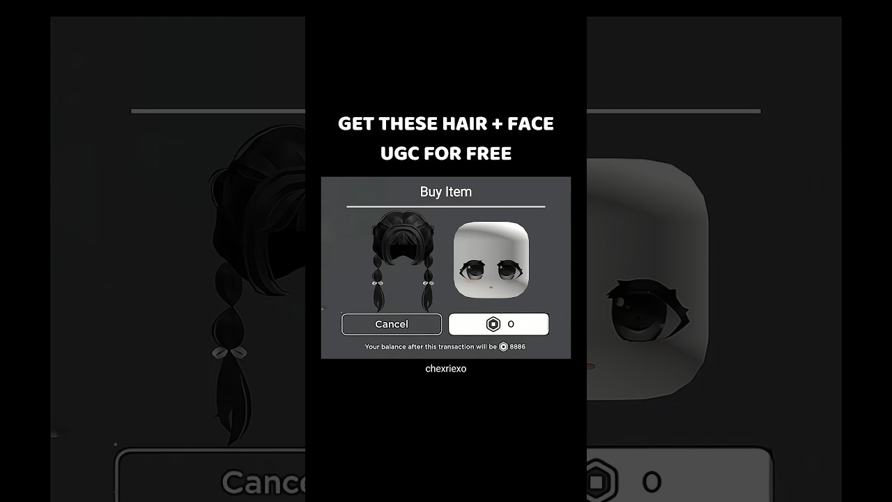 HURRY!! GET THESE HAIR + FACE FOR FREE ON ROBLOX  2025 | #roblox #freeugc #robloxcodes #robloxugc