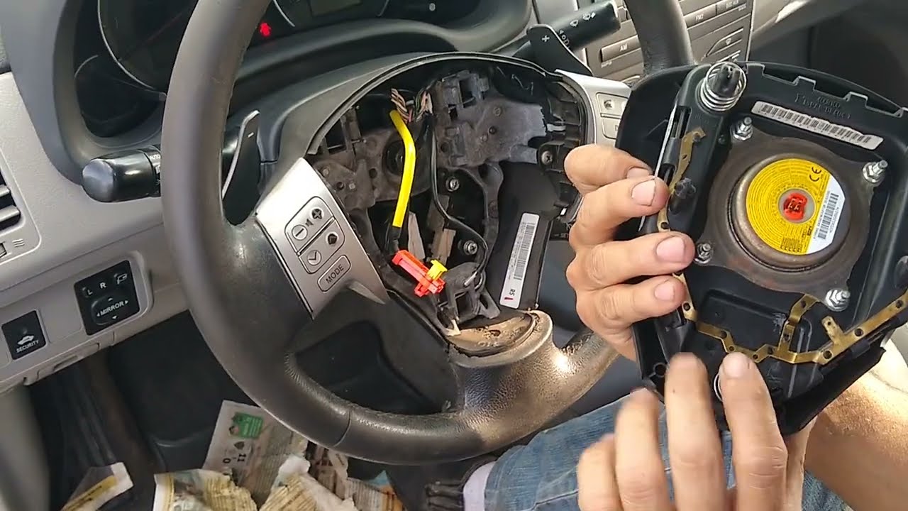 Montagem da cinta do Airbag do - Corolla XEI