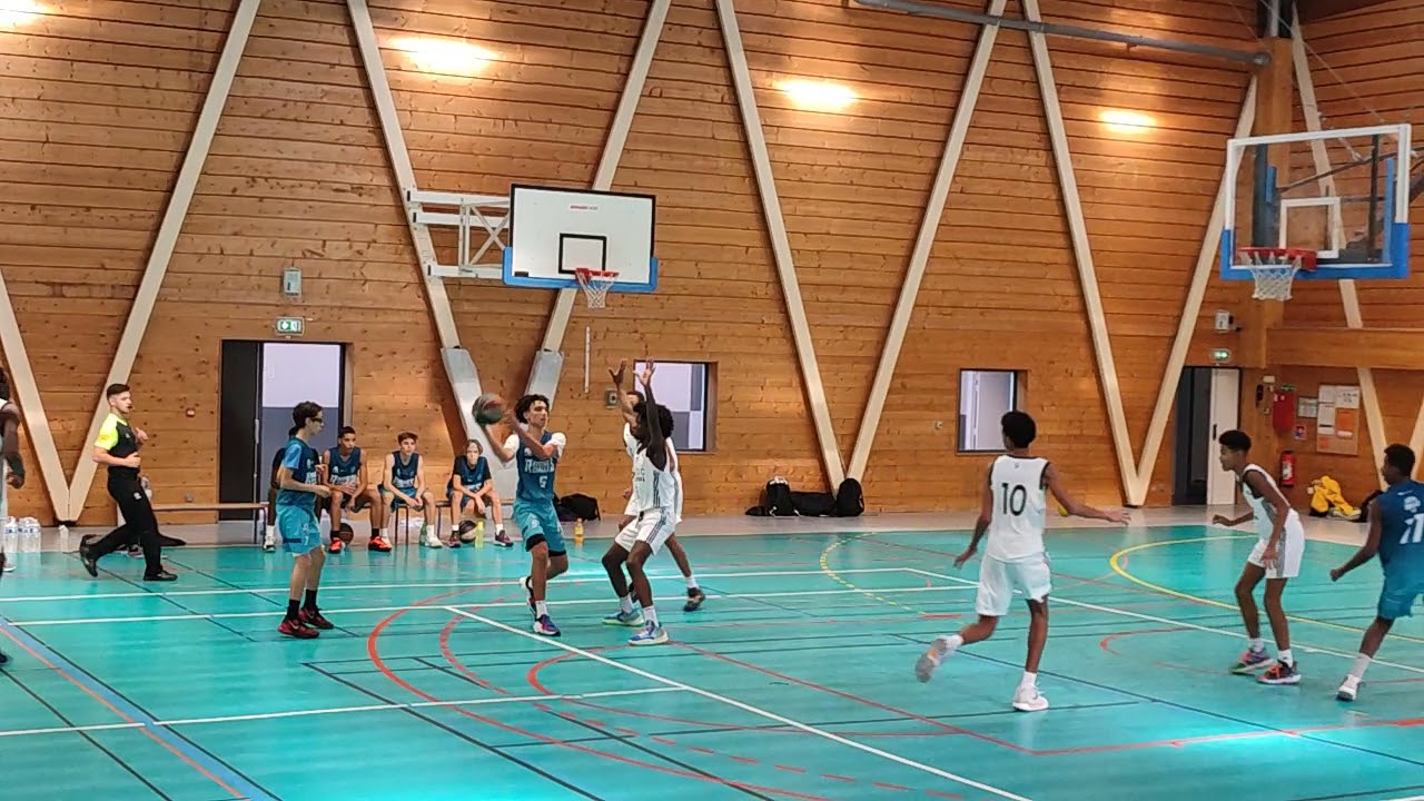 ASVEL vs La Ravoire Challes U15 Élite France 17/10/2021 1er quart temps