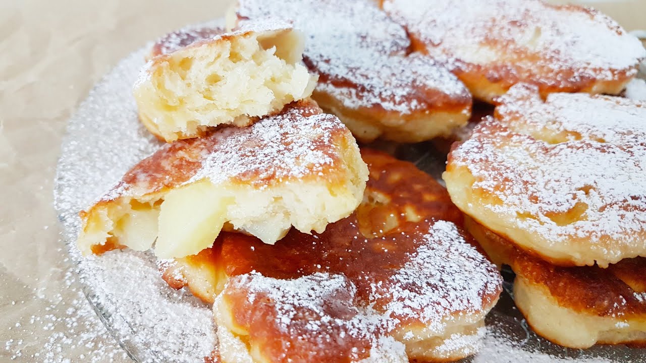 Racuchy drożdżowe z jabłkami🍏 Proste i pyszne⭐