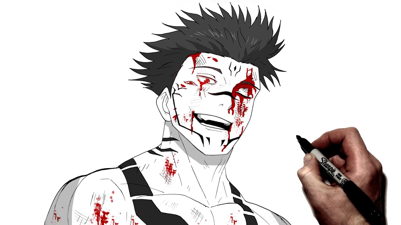 How To Draw Sukuna 