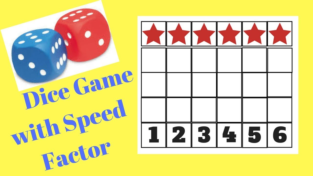 Kitty party and Kids Dice Star Game with Speed Factor