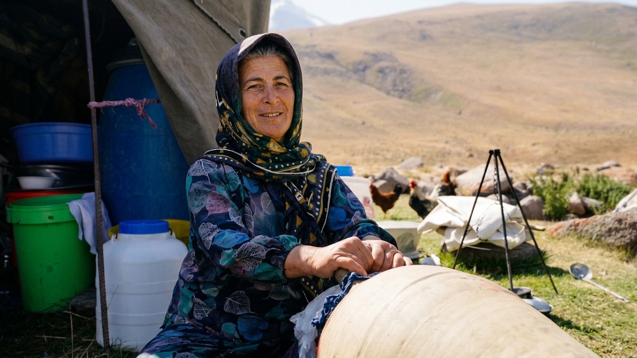The Vibrant Life of Qamar Khala in the Mountains – يوميات البدو