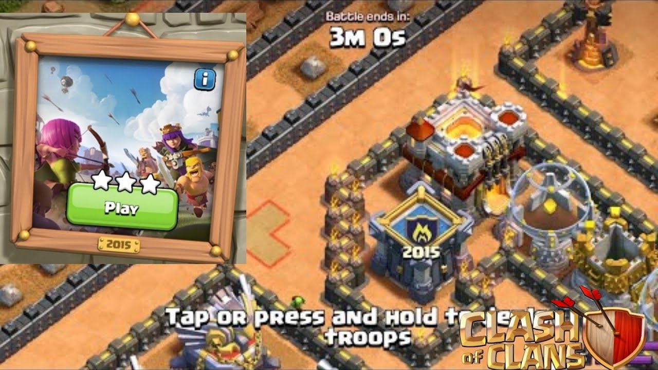 How to Complete 2015 Challenge Event in Clash of Clans | coc