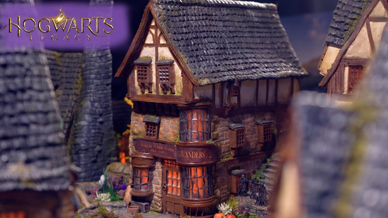 Building Ollivanders A Miniature Hogsmeade Diorama