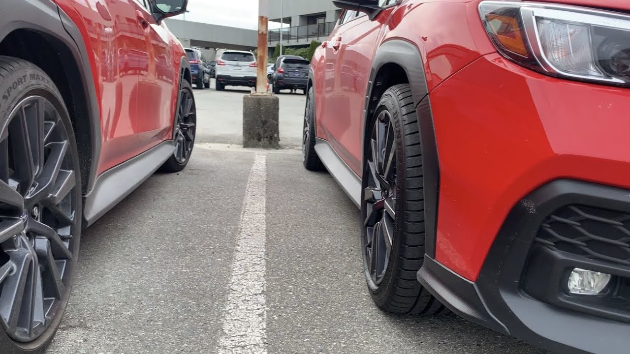 Wheel Spacers on a 2022 WRX