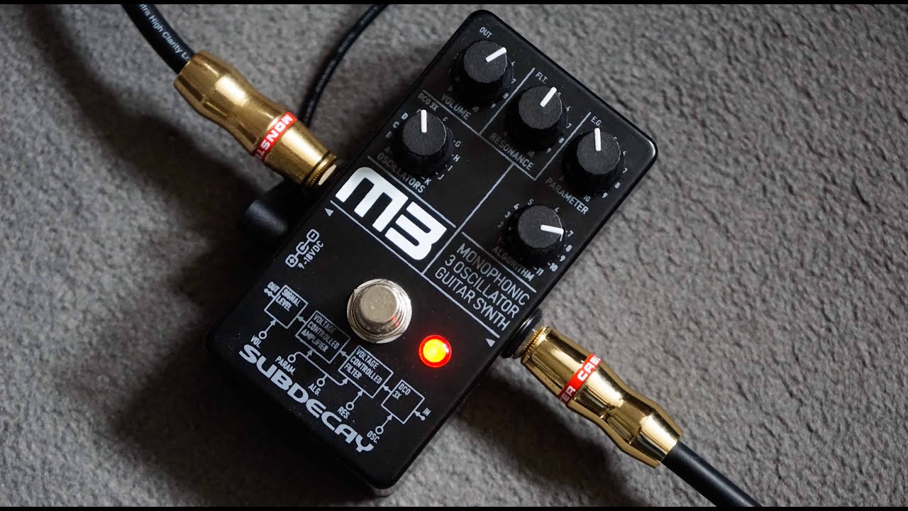 Subdecay M3 Monophonic 3 Oscillator Guitar Synth