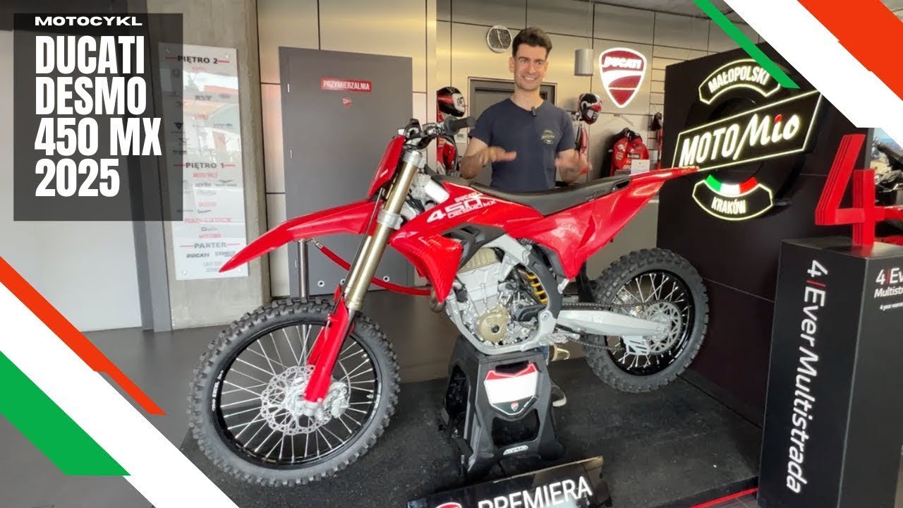 Przełom w świecie motocrossu? - Ducati Desmo450 MX 2025