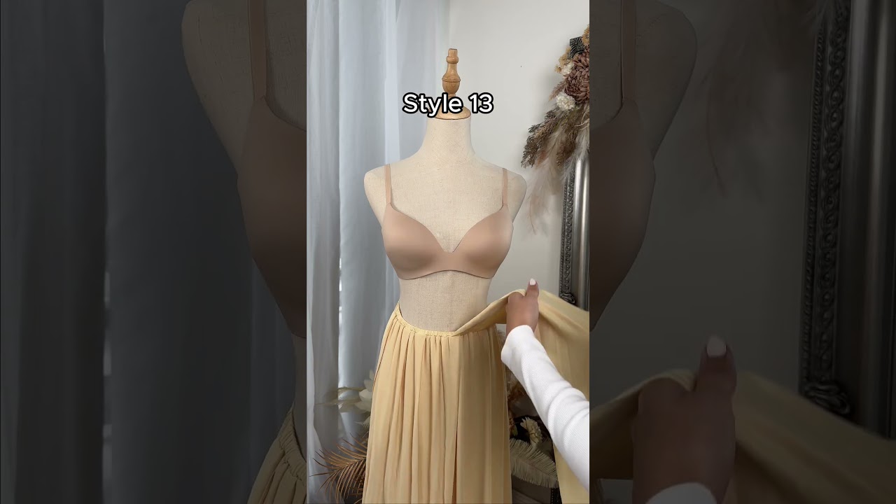 Styling the Infinity Dress with a Bra for Extra Comfort 👗✨