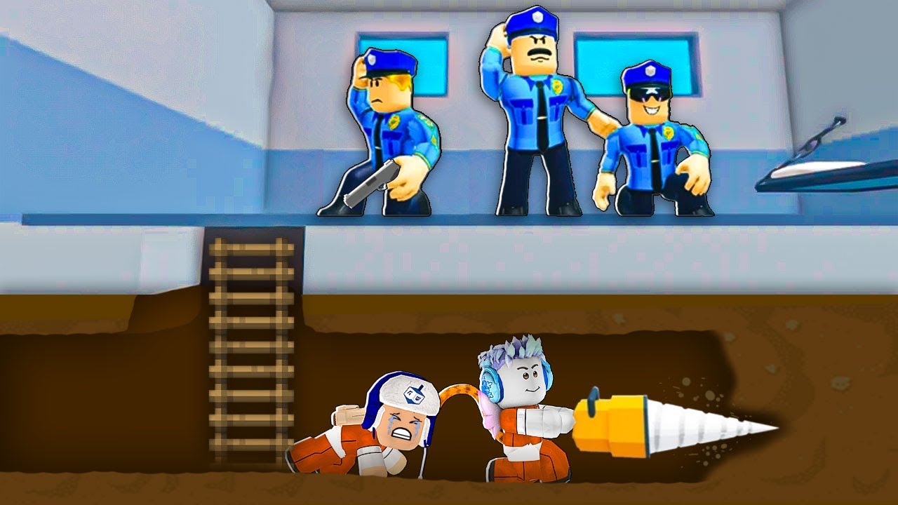 AKU DAN MOCIL KABUR DARI PENJARA BAWAH TANAH DI ROBLOX!!