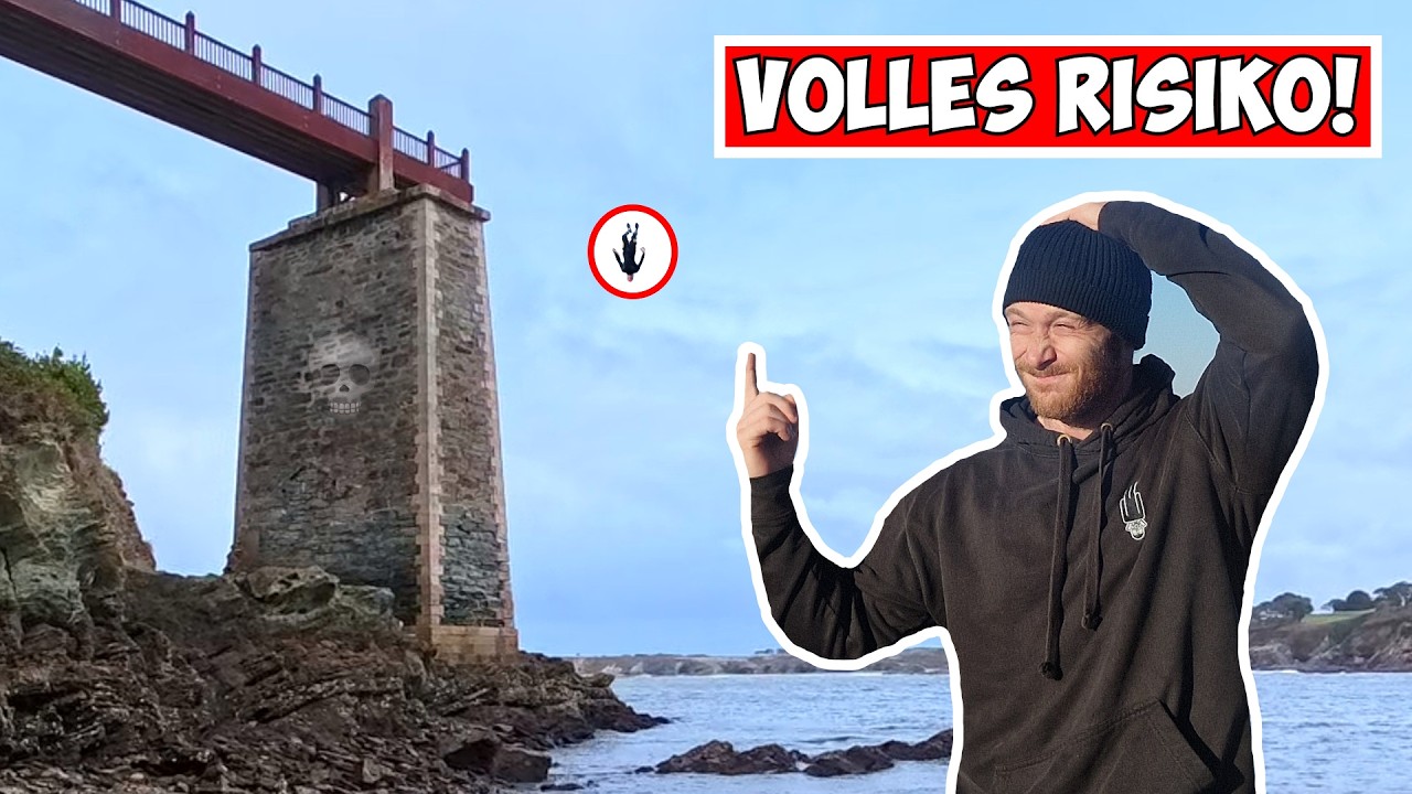 RISKANTER SPRUNG von der AUSSICHTSPLATTFORM! Wildes Abenteuer in Nordspanien