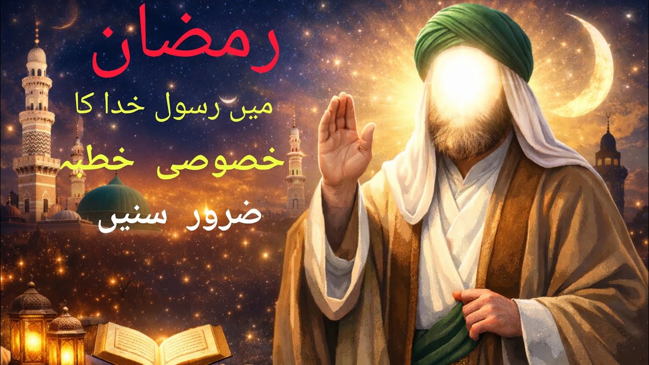 رمضان میں رسولِ خدا ﷺ کا عظیم خطبہ | دل کو بدل دینے والا پیغام