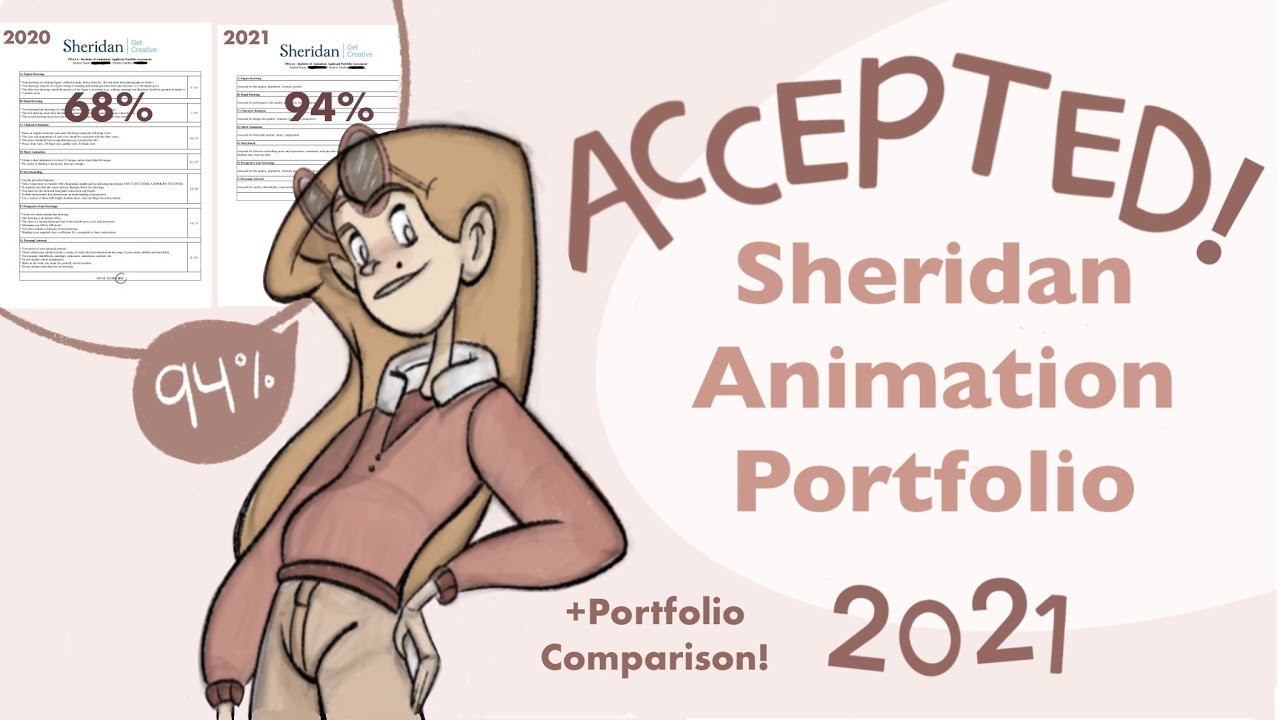 [ACCEPTED] Sheridan Animation Portfolio 2021 + Portfolio Comparison & Improvement (with Commentary)