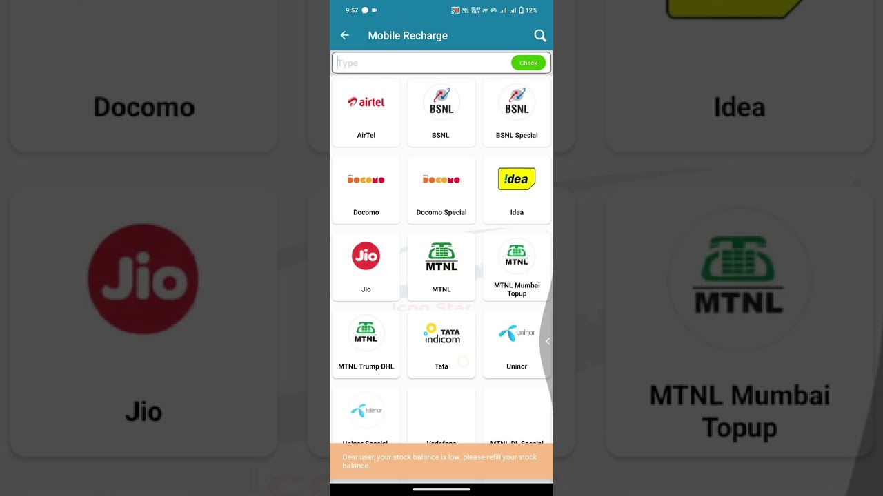 icon India recharge company retailer ID Sampoorna free call 8910063946
