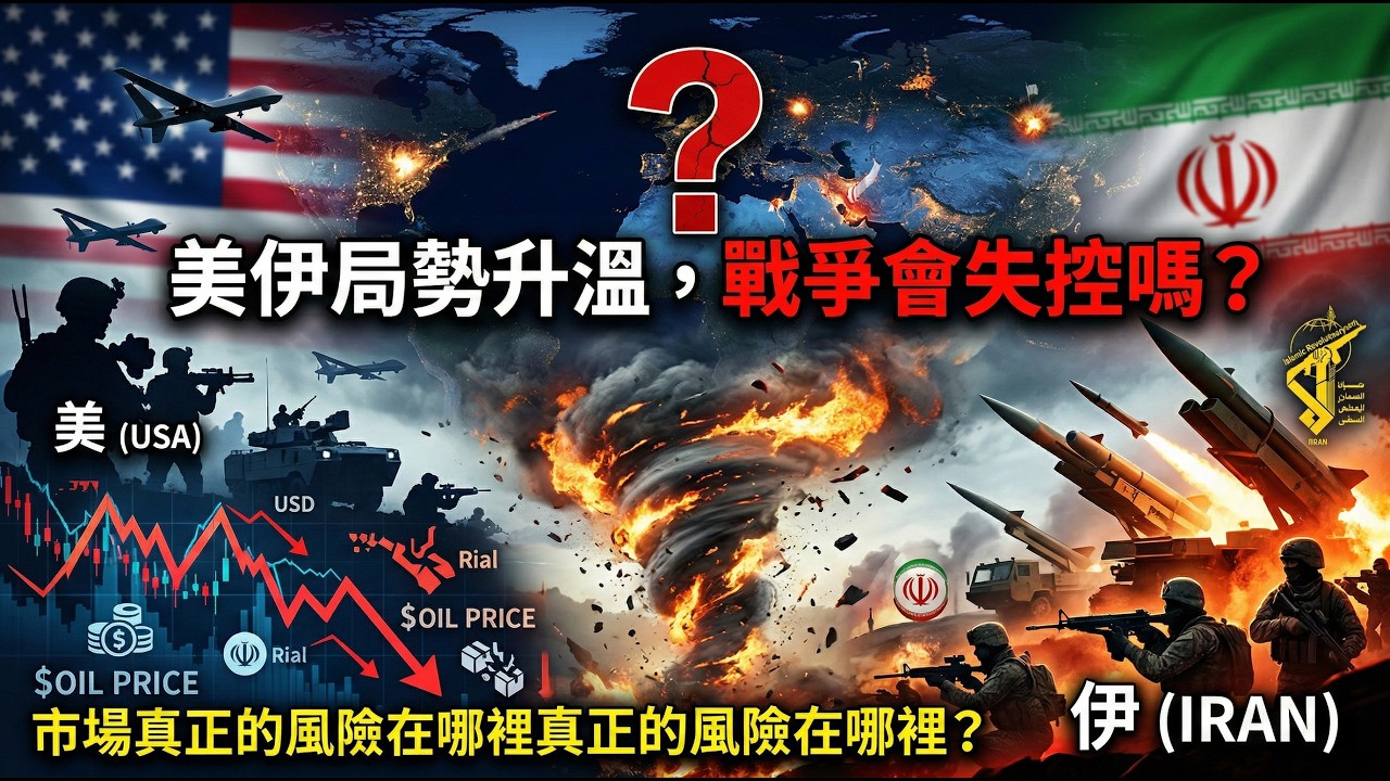 美伊局勢升溫，戰爭會失控嗎？市場真正的風險在哪裡？