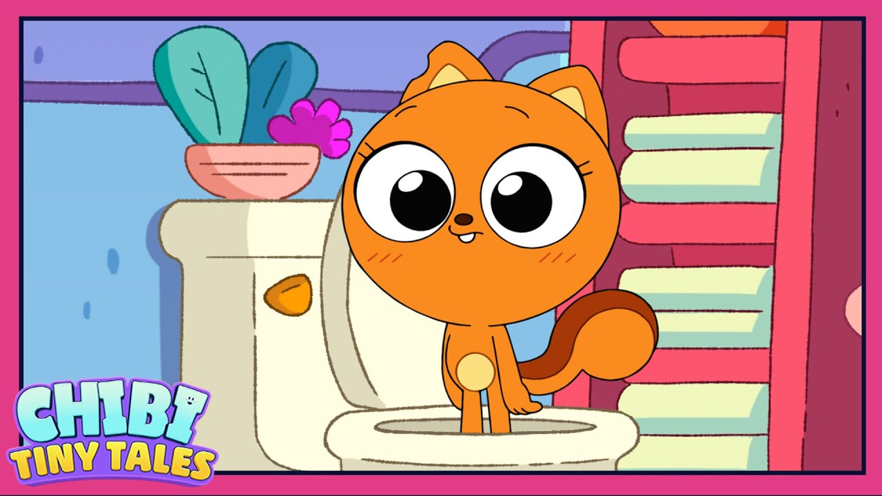 Kiff Chibi Tiny Tales | Toilet Flood Pool Party | @disneychannelanimation