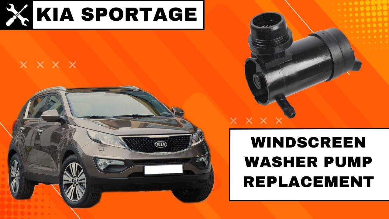 Kia Sportage SL 2010–2015 | Windscreen Washer Pump Replacement DIY Tutorial