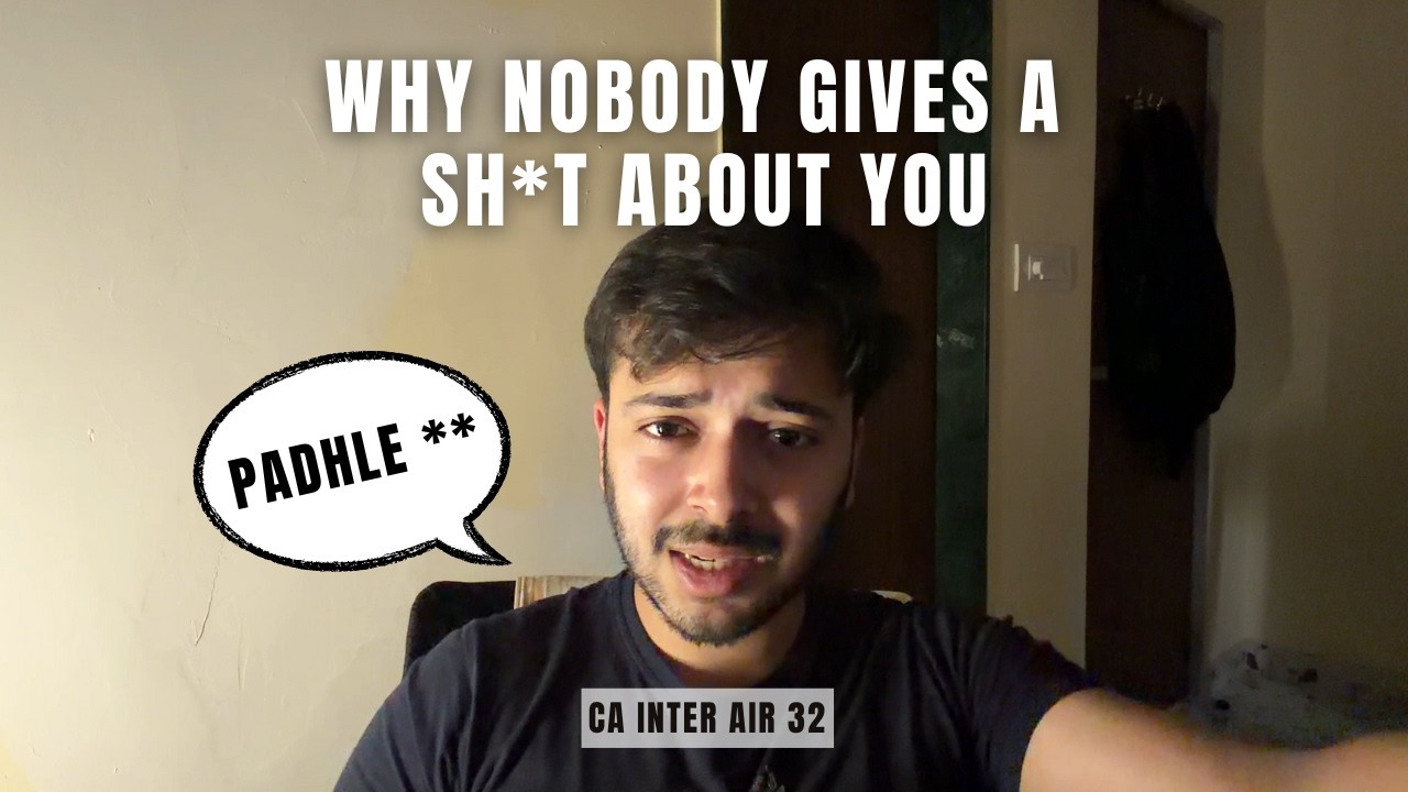 THIS VIDEO WILL FORCE YOU TO STUDY | BRUTAL CA MOTIVATION & TALK | #cainter  #camotivation