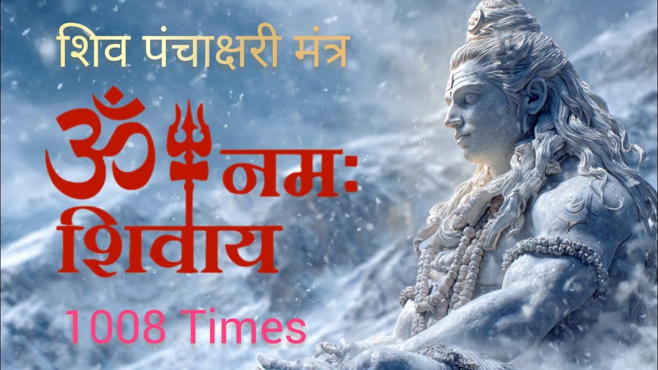 1008 Times Om Namah Shivaye Mantra Jaap | Shiv Panchakshari Mantra for Peace & Power
