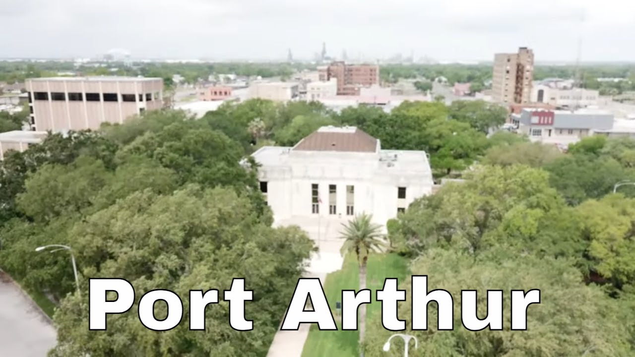 Drone Port Arthur, Texas | Pleasure Island