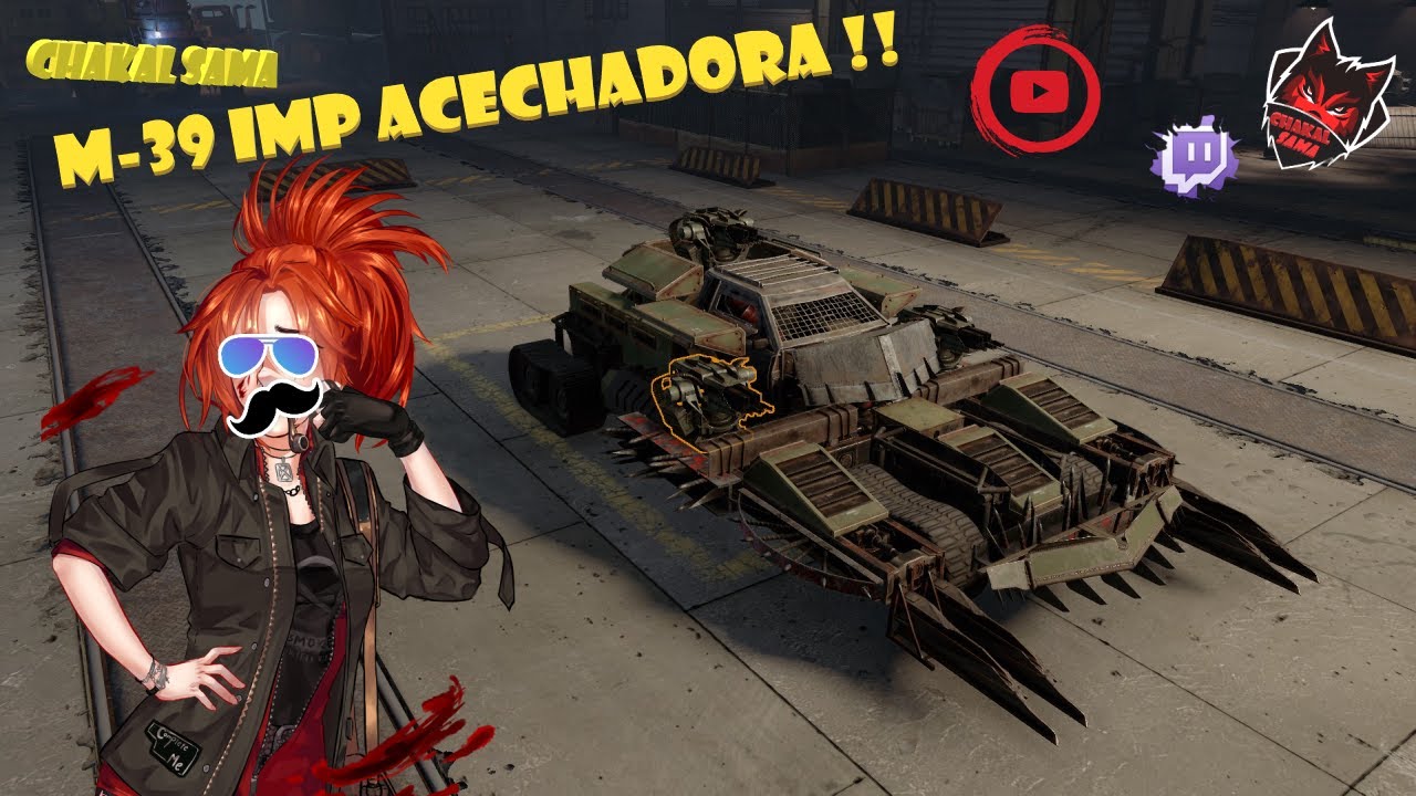 Crossout Español - Legendaria M-39 Imp El Arma echa para Acechar a tus enemigos !! - HD 2021 👺🛠🚗