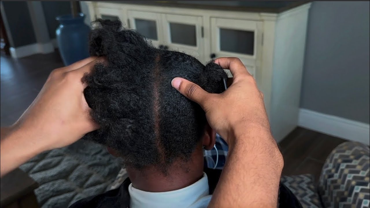 ASMR🌙 Hairstyle takedown & Scalp Check💆🏽‍♀️✨ | *gentle massage & scratching for sleep💤*