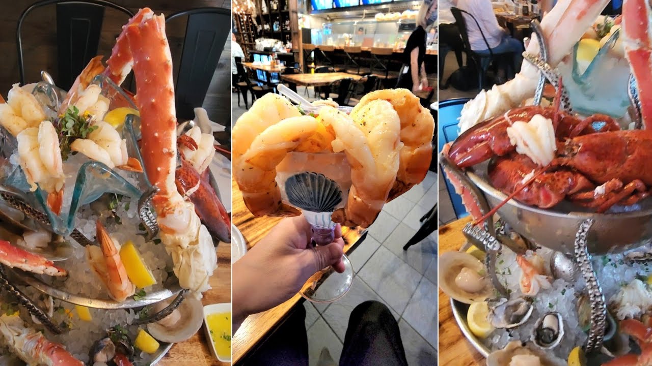 LEGENDS OYSTER BAR - Biggest Seafood Platter I've Ever Had