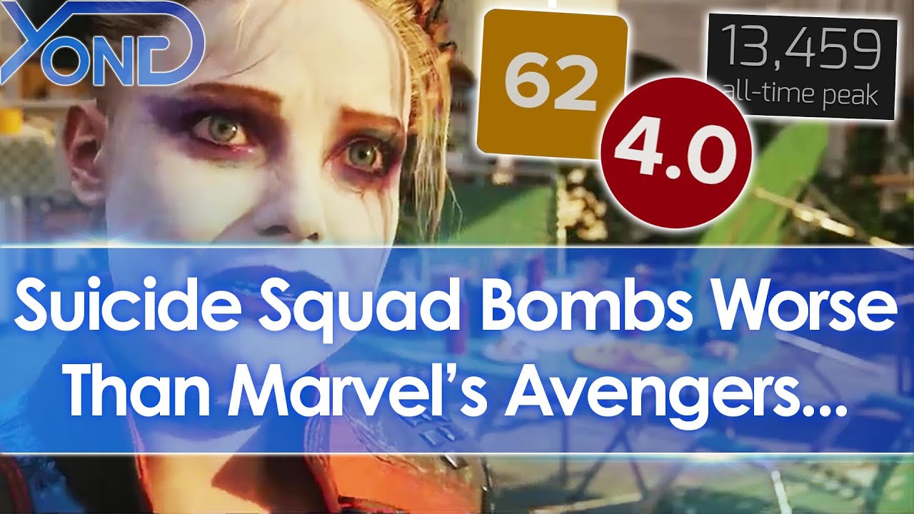 Suicide Squad Kill The Justice League Bombs w/ Worse Reviews & Player Numbers Than Marvel's Avengers