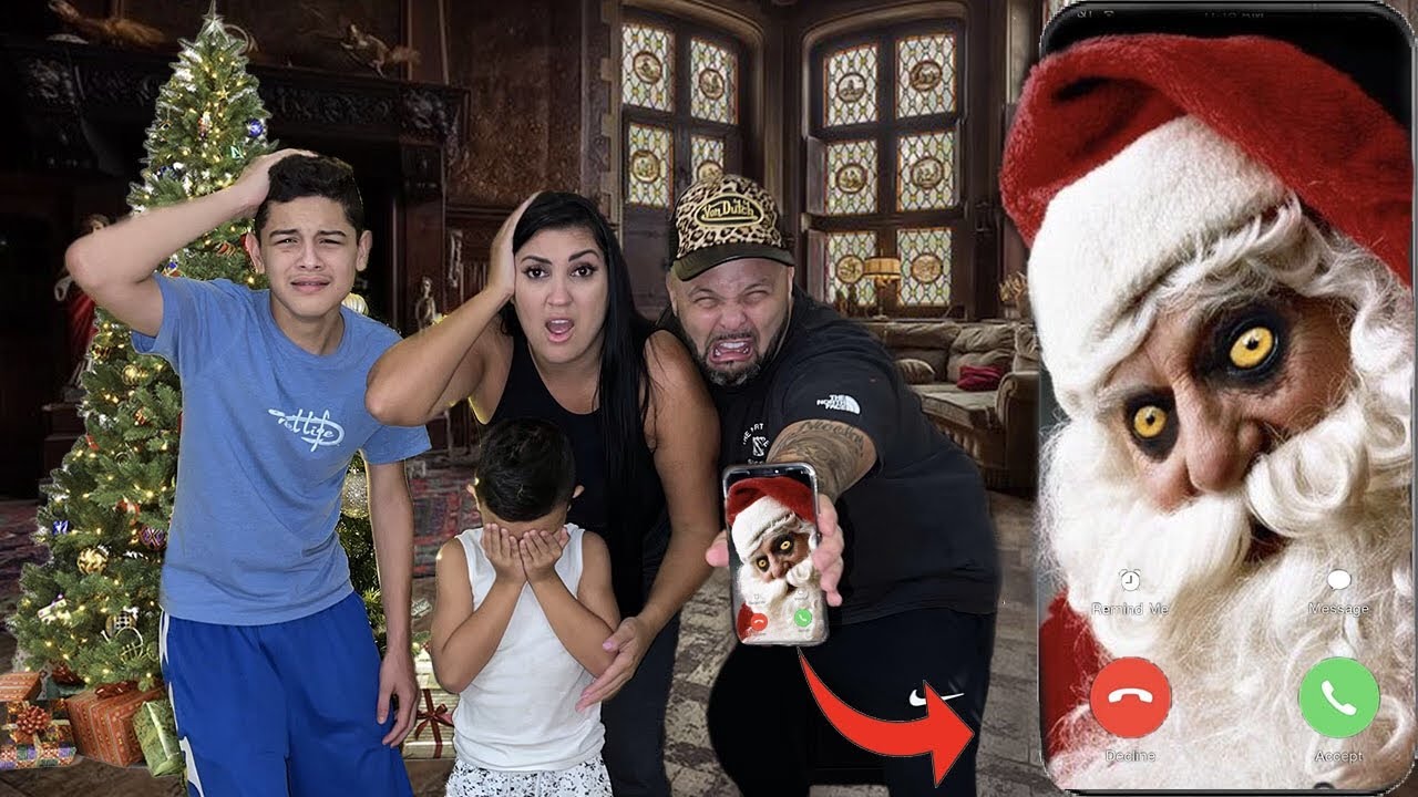 DO NOT FACETIME CREEPY SANTA AT 3AM