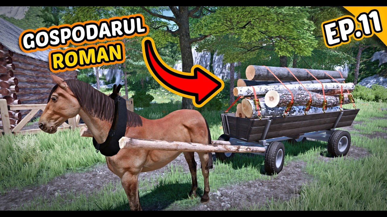 La cărat lemne cu caii să fac bani | GOSPODARUL ROMÂN | EP.11