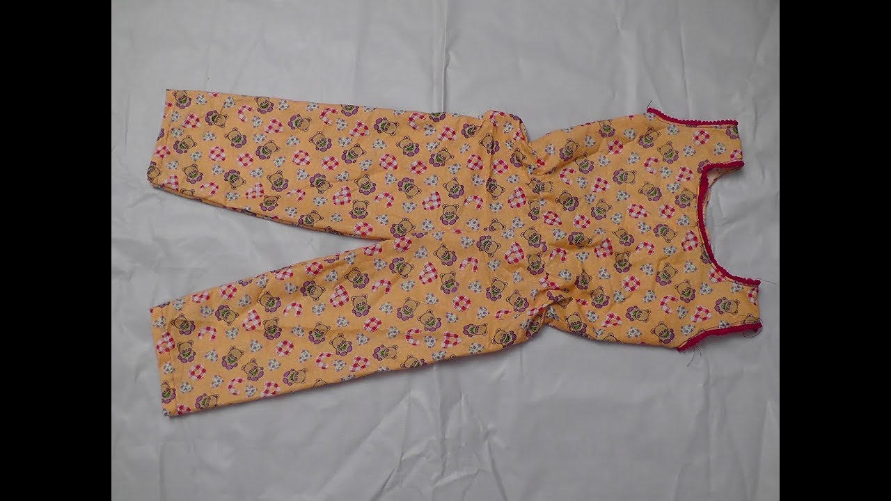 HOW TO STITCH A KIDS ROMPER DRESS/ JUMPSUIT TUTORIAL PART-2