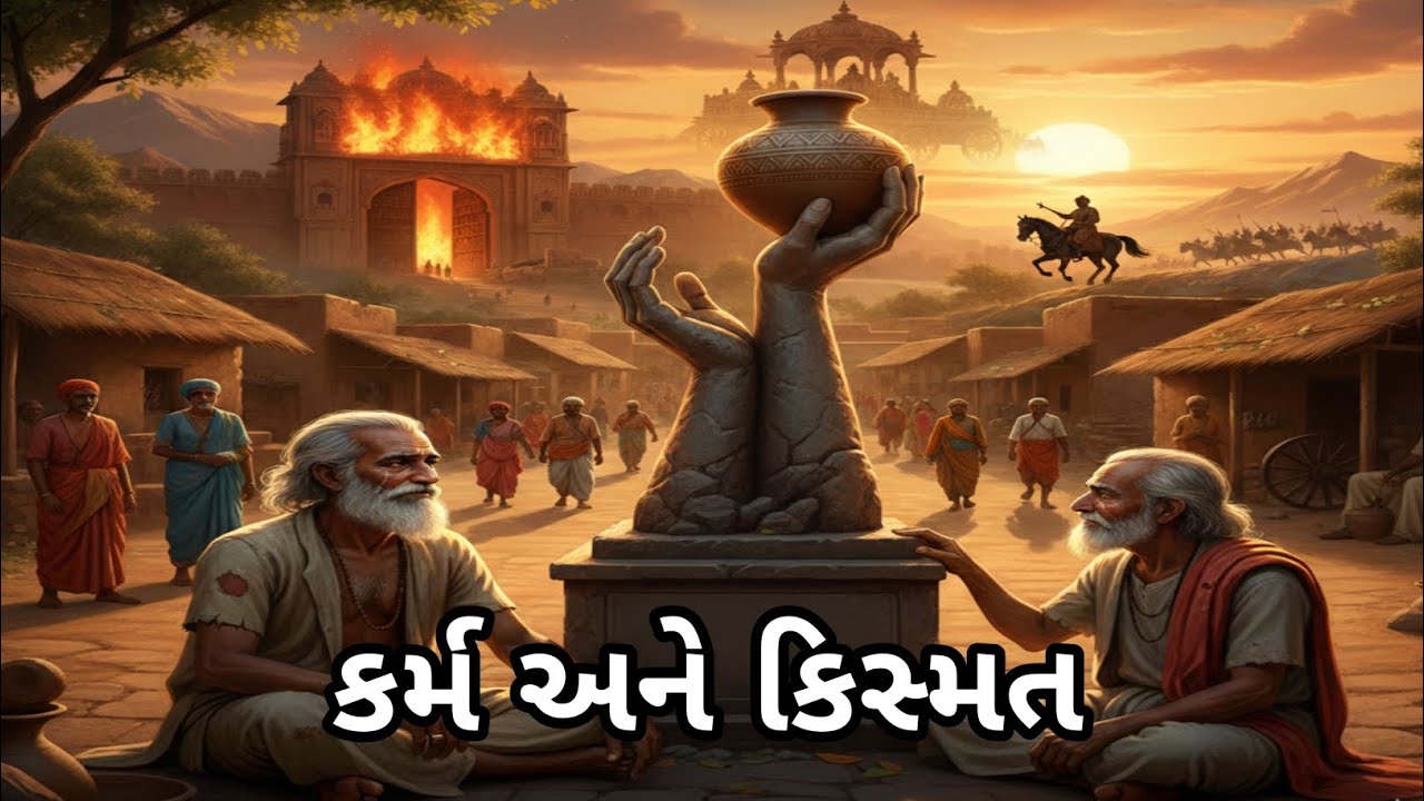 કર્મ અને કિસ્મત🔥Emotional Story|gujarati story|gujarati moral story|Heart touching story