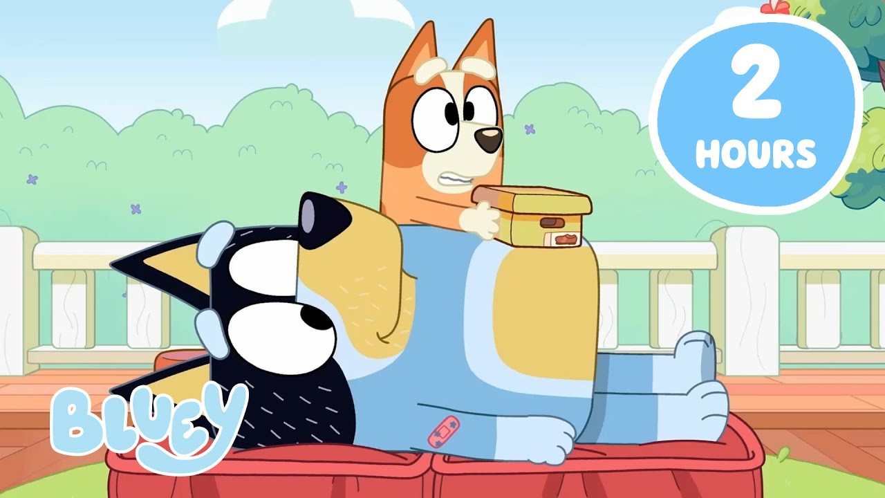 Time for Bluey Life Lessons and Play 💙 | 2 HOURS | Fun and Games in the Heeler House | Bluey
