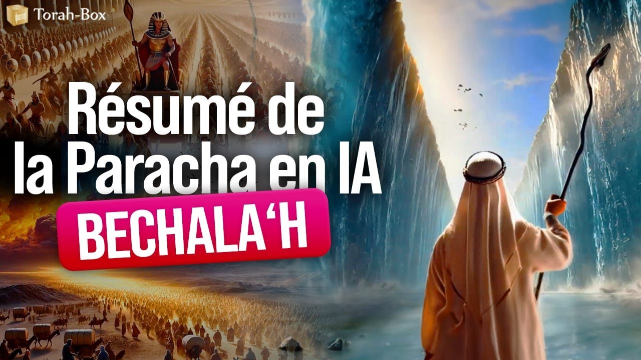 R&eacute;sum&eacute; de la Paracha BECHALA'H en IA - Sortie d&rsquo;&Eacute;gypte, Ouverture de la Mer, Miracle de la Manne,...