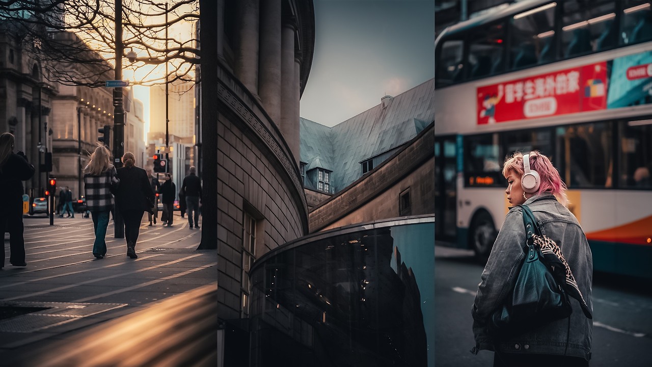The SUNSET That GHOSTED ME in MANCHESTER Street Photography POV 4K