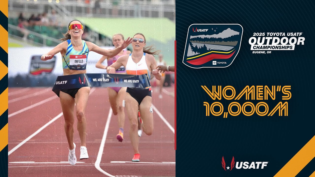 Women's 10,000m Final at the 2025 Toyota USATF Outdoor Championships July 31st in Eugene, OR