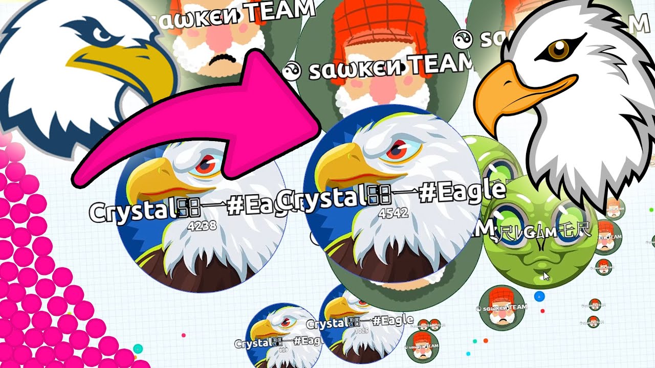 EAGLE INVASION! Agar.io SOLO Destroying TEAM Ultimate Moments Agario Legend Gameplay